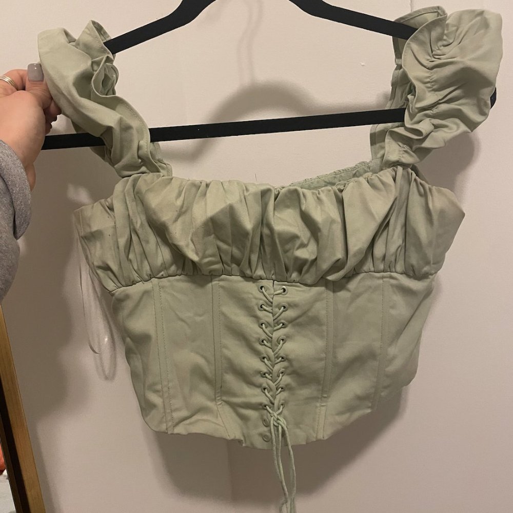Princess Polly Green Corset